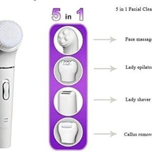 5X1 CALLUS REMOVER & FACIAL CLEANING SET