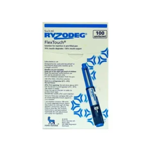 RYZODEG FLEXTOUCH 100IU 5*3ML