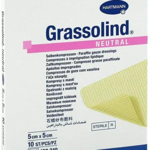 GRASSOLIND PARAFFIN GAUZE 5*5CM