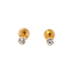 LUSTROUS(157)DICE DIAMOND EAR