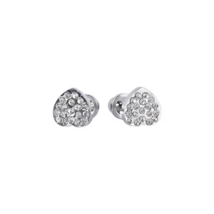 LUSTROUS(159)REAL SILVER HEART 7 EAR