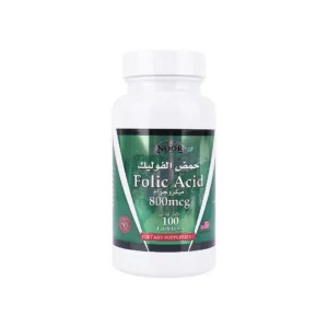 NOOR FOLIC ACID 800MCG 100*S