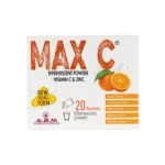 MAX C EFFERVECENT POWDER VITAMIN C &ZINC