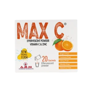 MAX C EFFERVECENT POWDER VITAMIN C &ZINC
