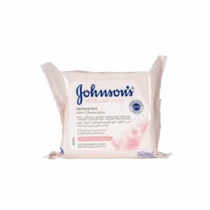 JOHNSONS REFRESH MICELLAR CLEANSING WIPES 25PCS