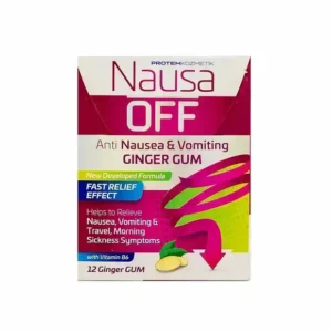 NAUSA OFF 12 GINGER GUM