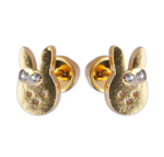 LUSTROUS(106) GOLD PLATED RUBBIT EAR