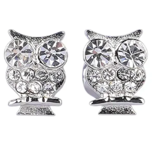 LUSTROUS(108)REAL SILVER OWI EAR