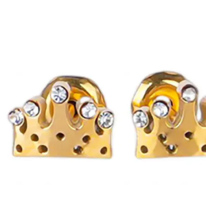 LUSTROUS(112)GOLD PLATED CRAWN EAR