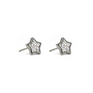 LUSTROUS(113)REAL SILVER STAR 3 EAR