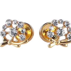 LUSTROUS(127) GOLD PLATED DIMOND RING