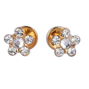 LUSTROUS(132)GOLD PLATED FLOWER1