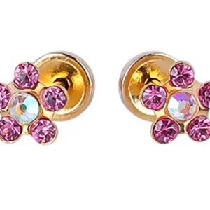 LUSTROUS(135) GOLD PLATED FLOWER 4