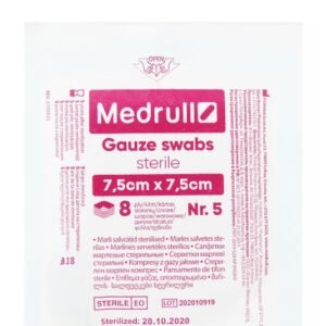 MEDRULL GAUZE SWABS STERILE 7.5CM*7.5CM
