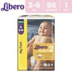LIBERO NEW BORN 2 3-6 KG 86PCS