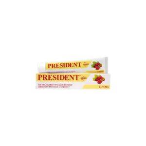 PRESIDENT JUNIOR+6 TOOTH PASTE WILD STRAWBERRY 50ML