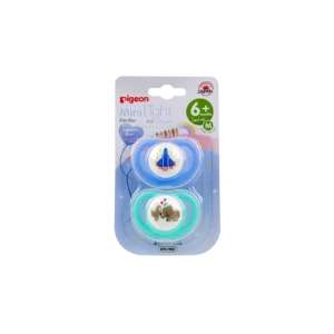 PIGEON MINI LIGHT PACIFIER 6+M 2PCS