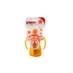 PIGEON PETITE STRAW BOTTLE 150ML ORANGE +9M