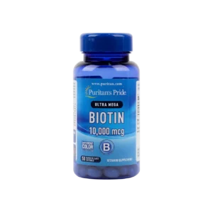 PURITANS PRIDE BIOTIN 10000MCG 50 SOFT GEL