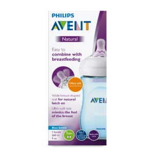 PHILIPS AVENT NATURAL 3.0 FEEDING BOTTLE 260ML BLUE