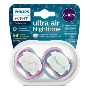 PHILIPS AVENT ULTRA AIR FREE FLOW SOOTHER 6-18M (PA246)