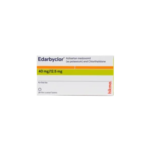 EDARBYCLOR 40MG/125MG 28*S-إداربيكلور 40 ملغ/125 ملغ 28 قرصًا