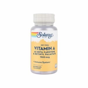 SOLARAY VITAMIN A 7.500MCG 60CAP-سولاراي فيتامين أ 7500 ميكروغرام 60 كبسولة
