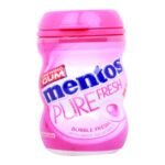 MENTOS GUM BUBBLE FRESH 20GM-علكة مينتوس بنكهة الفقاعات المنعشة 20 جم