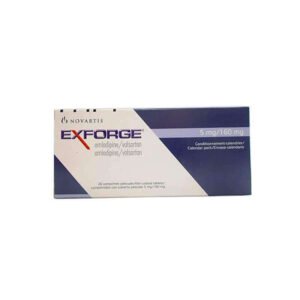 EXFORGE 5MG/160MG 28*S-إكسفورج 5 ملغ/160 ملغ 28 قرصًا