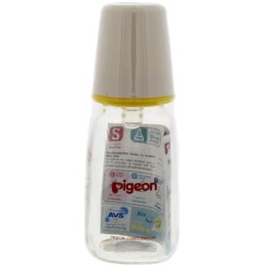 PIGEON DECORATED FEEDING BOTTLE 120ML-زجاجة رضاعة مزينة على شكل حمامة سعة 120 مل