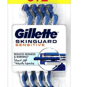 Gillette SKINGUARD SENSITIVE 6+2 RAZORS-جيليت سكين جارد للبشرة الحساسة 6+2 شفرة حلاقة