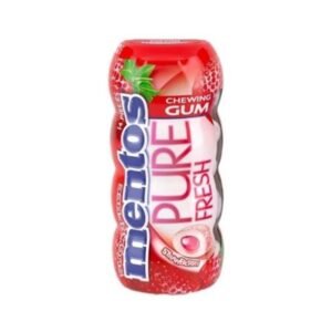 MENTOS GUM STRAWBERRY 14PCS-علكة مينتوس بنكهة الفراولة 14 قطعة